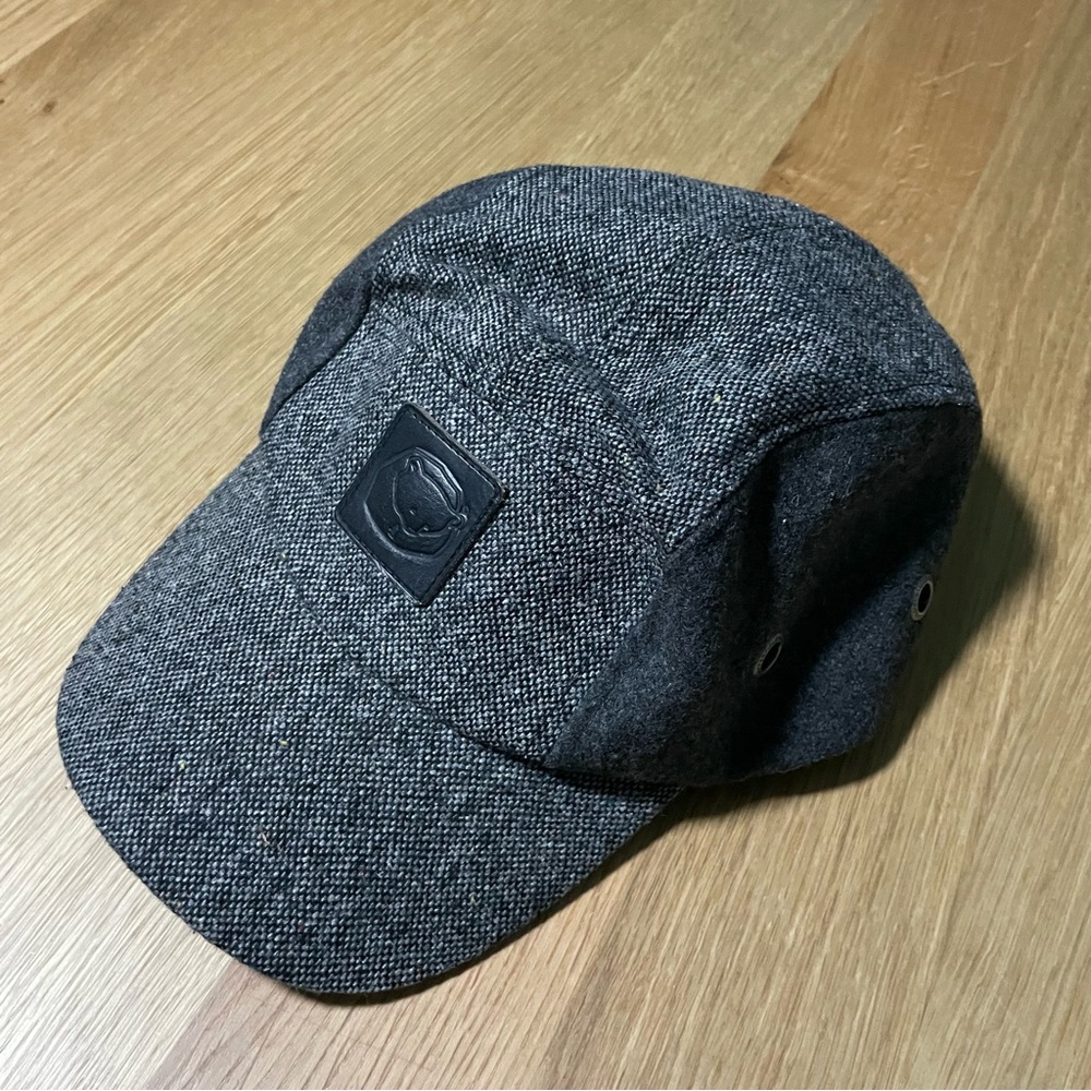 Penfield Charcoal Tweed Five-Panel Cap